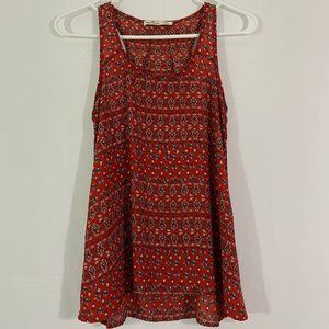 Hollister Floral Flowy Racerback Tank